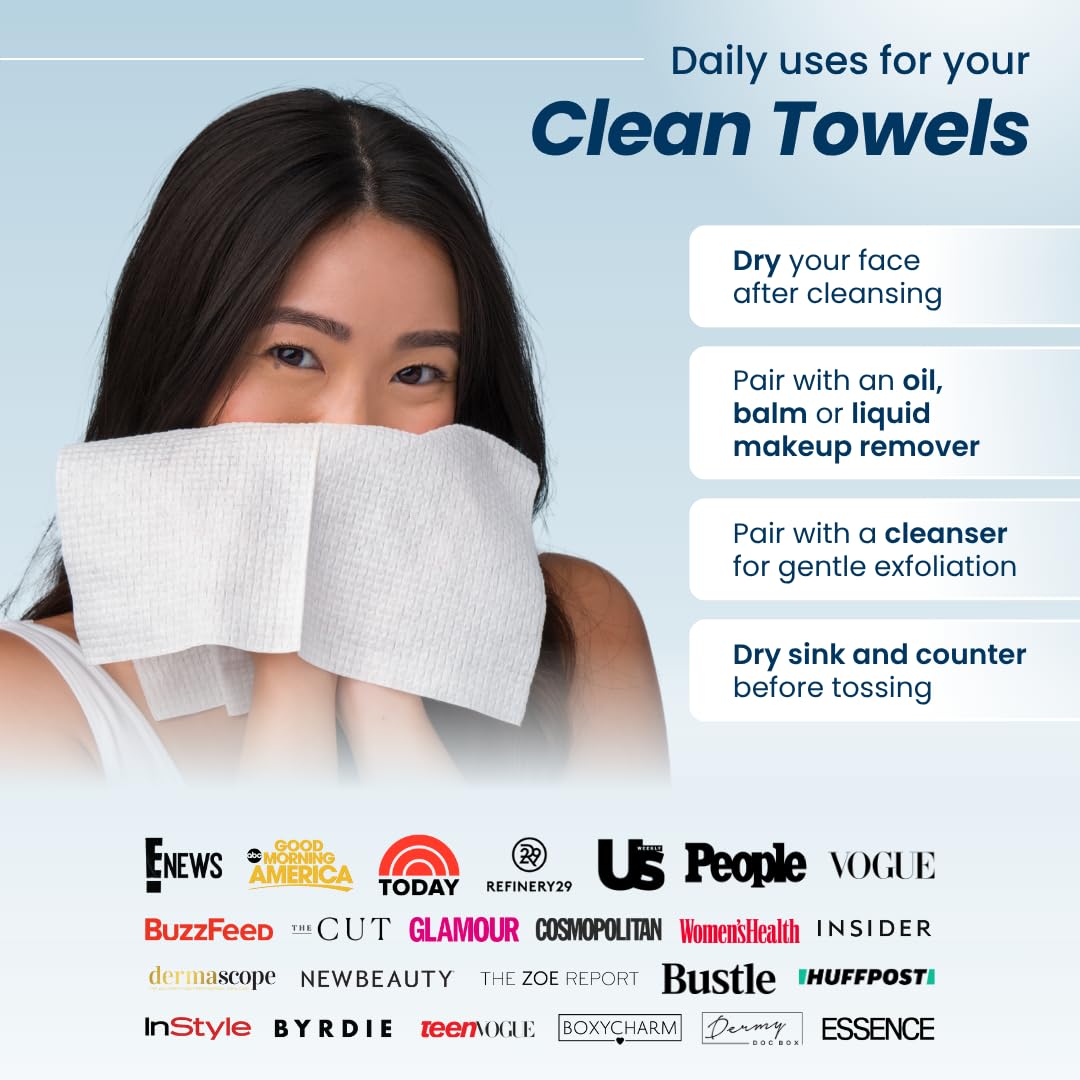Clean Skin Club Clean Toalla Pequeña (2 Pack)