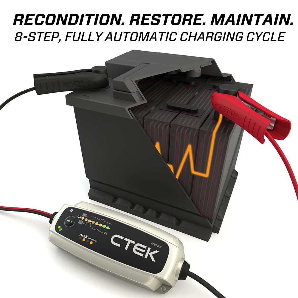CTEK 40-206 MXS - Cargador de batería (5,0-12 V)
