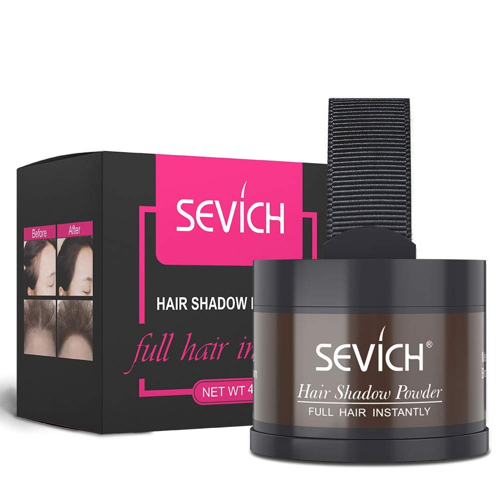 Sevich Maquillaje Polvo Instant Cubre Canas Raiz Cafe Medio