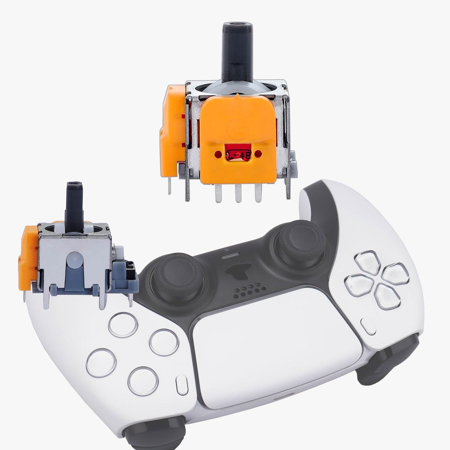 Ikpek - Juego de 4 joysticks de efecto salón de repuesto para driver DualSense PS5, sensor analógico 3D para rueda de pulgar de repuesto para driver PlayStation 5