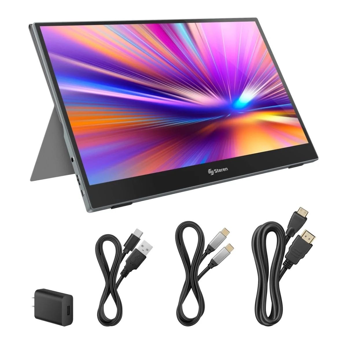 Monitor Portátil Touch STEREN HDR 15.6” para Laptop