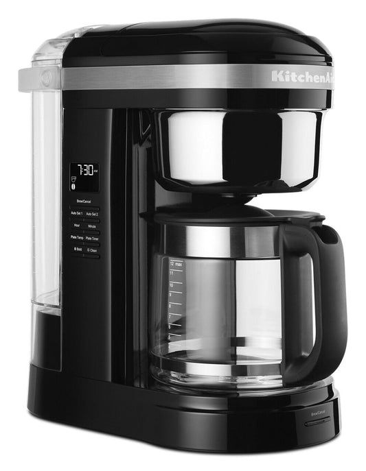 KitchenAid KCM1209OB Drip Coffee Maker, 12 Cup, Onyx Black