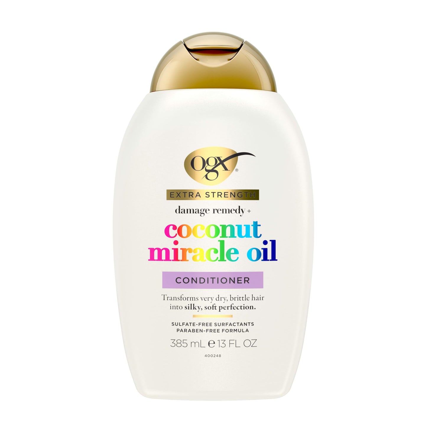 OGX, Acondicionador Reparador de Aceite de Coco, 385 ml