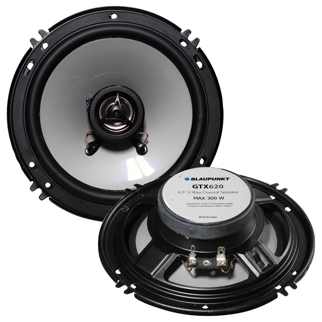 BLAUPUNKT GTX620 - Altavoces coaxiales para Coche (6,5 Pulgadas, 2 vías, 300 W, 4 Ohm)