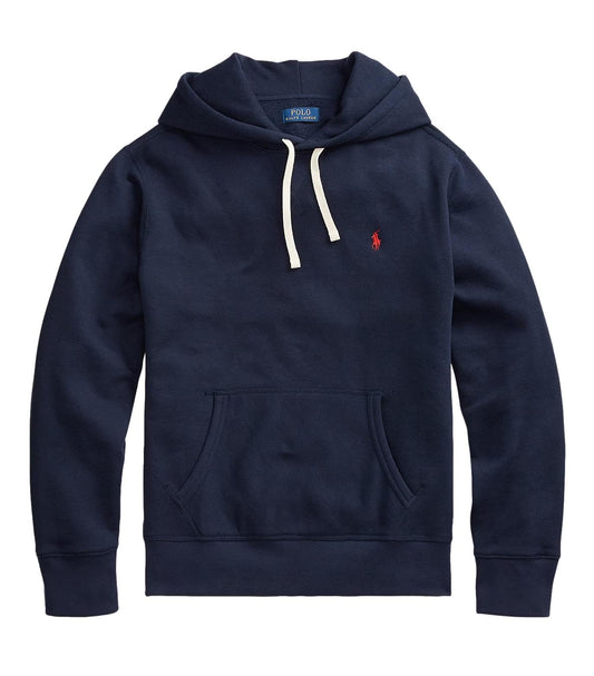 POLO RALPH LAUREN Sudadera con capucha de felpa RL Iconic de tallas grandes, azul marino, 2XB