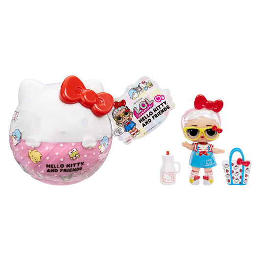 L.O.L. Surprise! Loves Hello Kitty and Friends - 1 muñeca con 7 sorpresas, Surtido Aleatorio, 8 peques de edición Limitada para coleccionar, Regalo Ideal para niños Mayores de 4 años