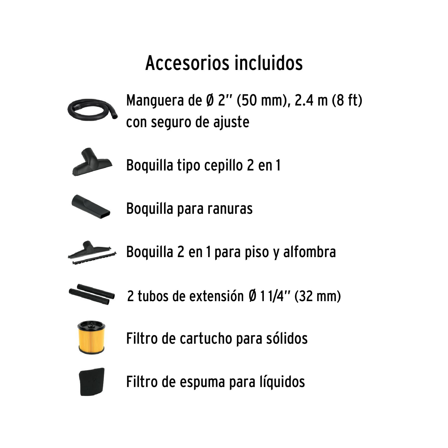 Aspiradora Truper Acero Inoxidable Sólidos y Líquidos 5 Galones