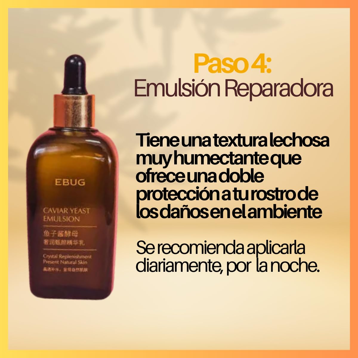 UNIVERSOENLÍNEA.COM Set 5 Piezas Cuidado Facial Caviar Yeast Moisturizing Kit Rutina Facial Coreana Completa Piel Reseca Extracto Caviar Acido Hialuronico Anti Arrugas Lineas de Expresion