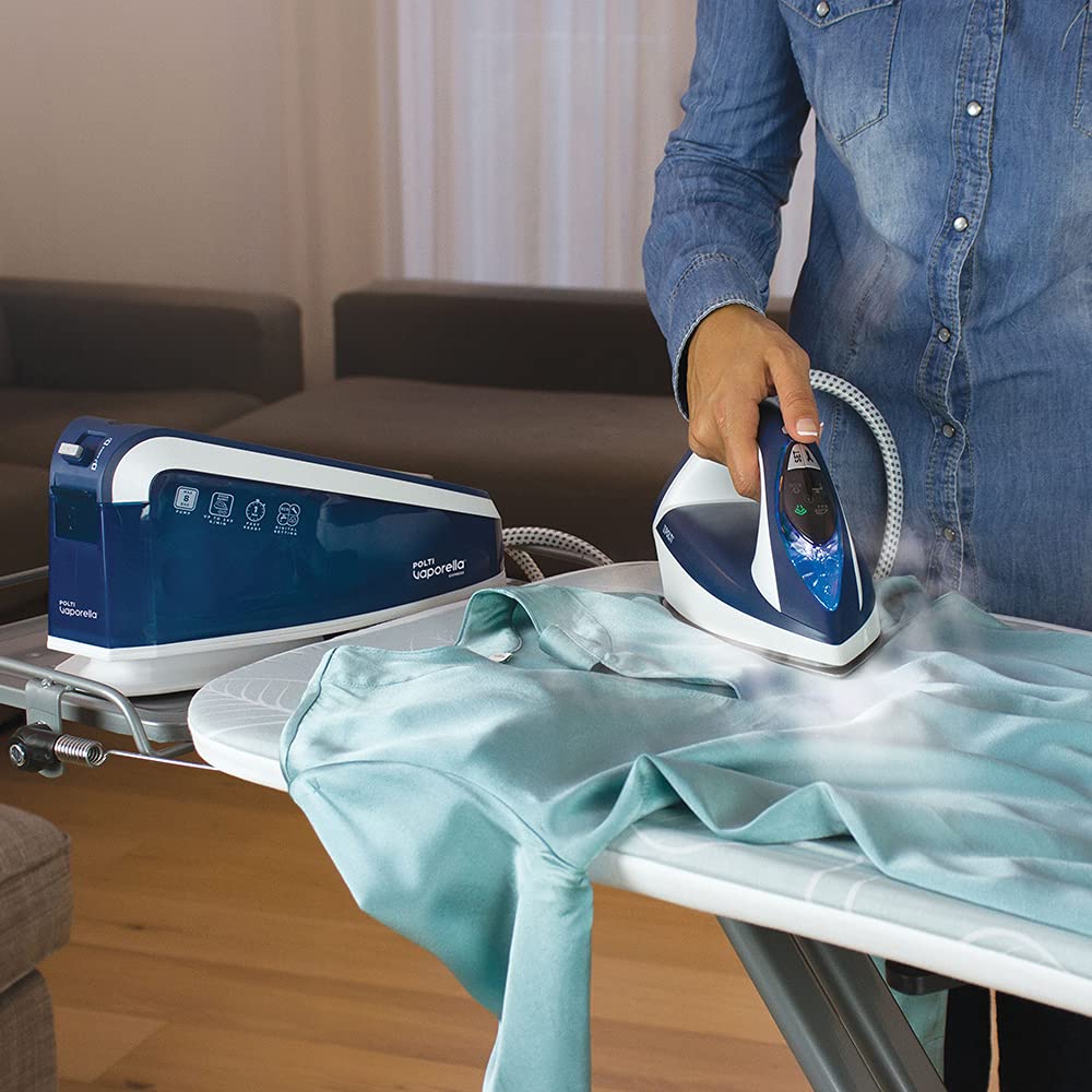 Plancha con Generador de Vapor Polti Vaporella Express VE30.10 Azul y Blanco con Tecnología One Temperature