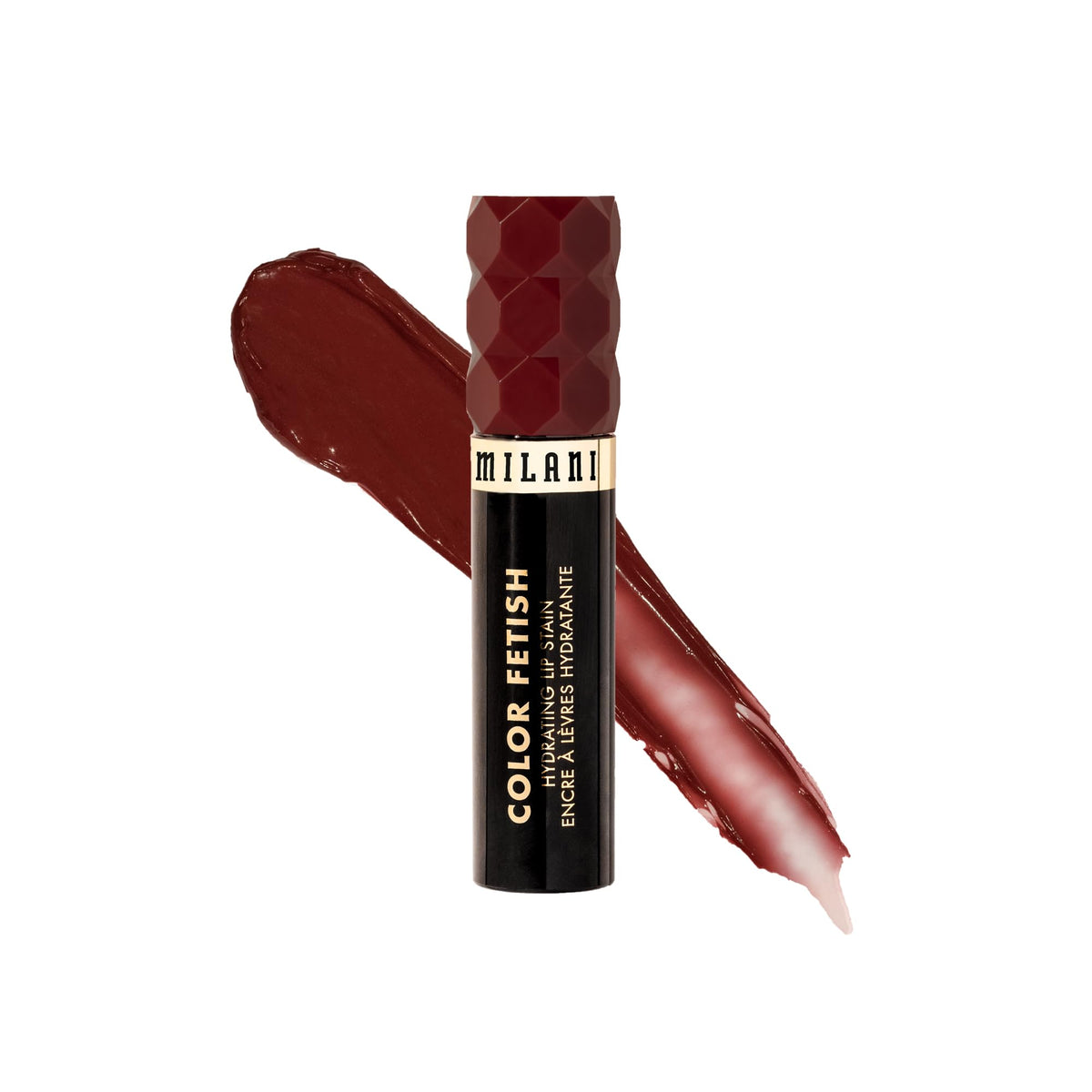 Milani Labial Liquido Color Fetish Hydrating Lip Stain Tono 120 Mahogany Mami