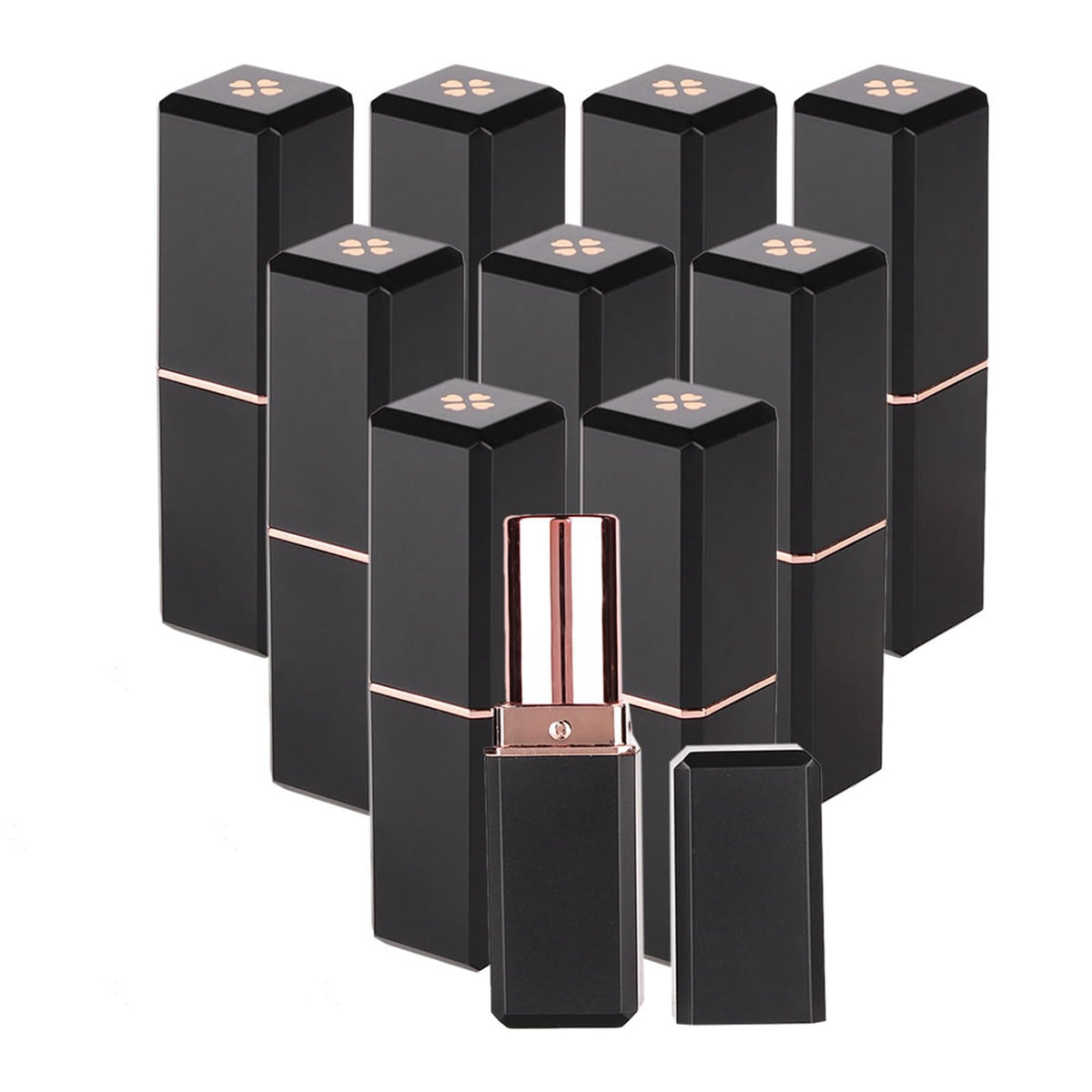 10pcs Contenedor de Labiales, Mini Contenedor de Labial, DIY Tubo de Brillo Labial Vacio, Tubos para Labiales Vacios, Tubo de Lapiz Labial