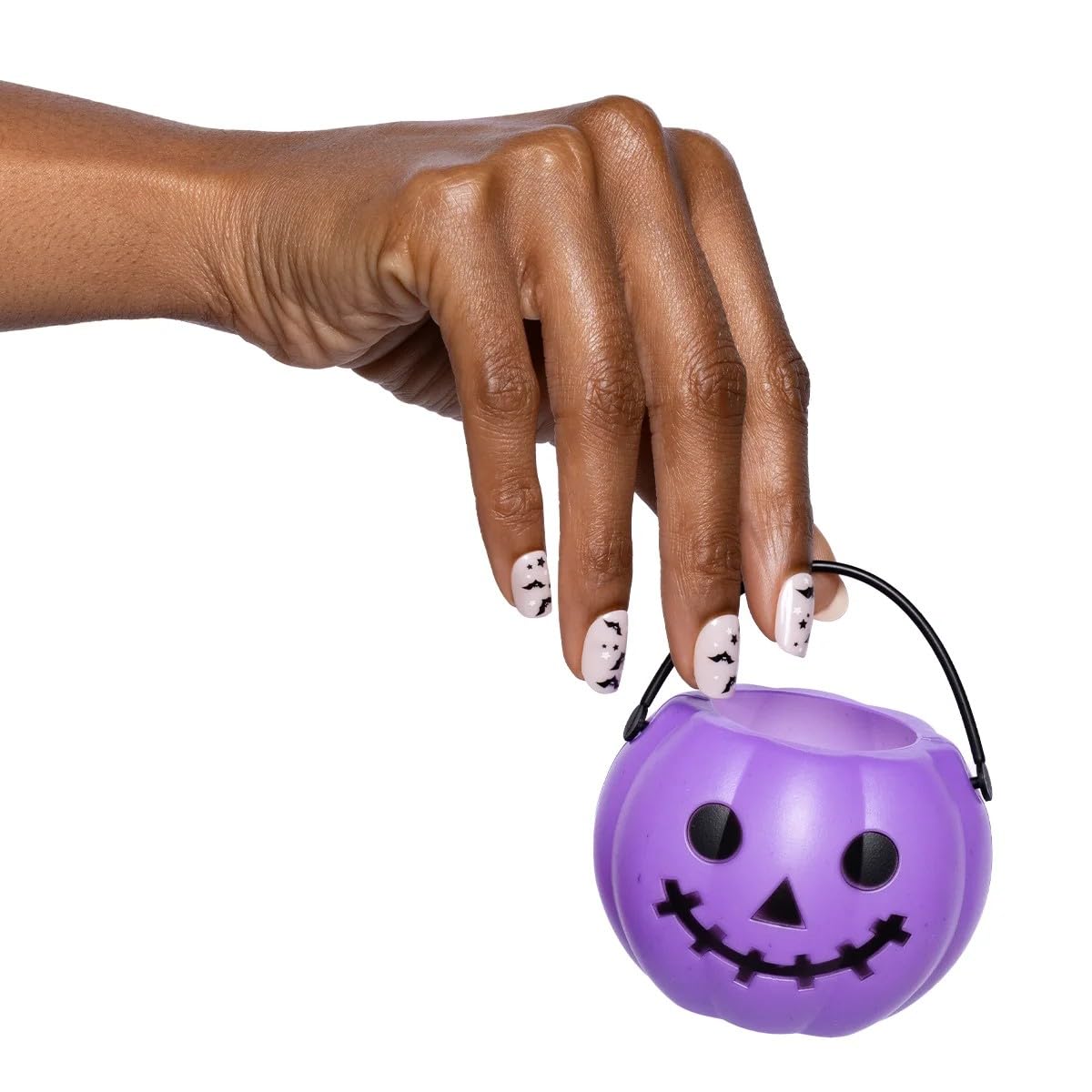 Olive & June Uñas Postizas Cuadradas Extracortas Instant Mani, Un Toque De Locura, 42 Piezas