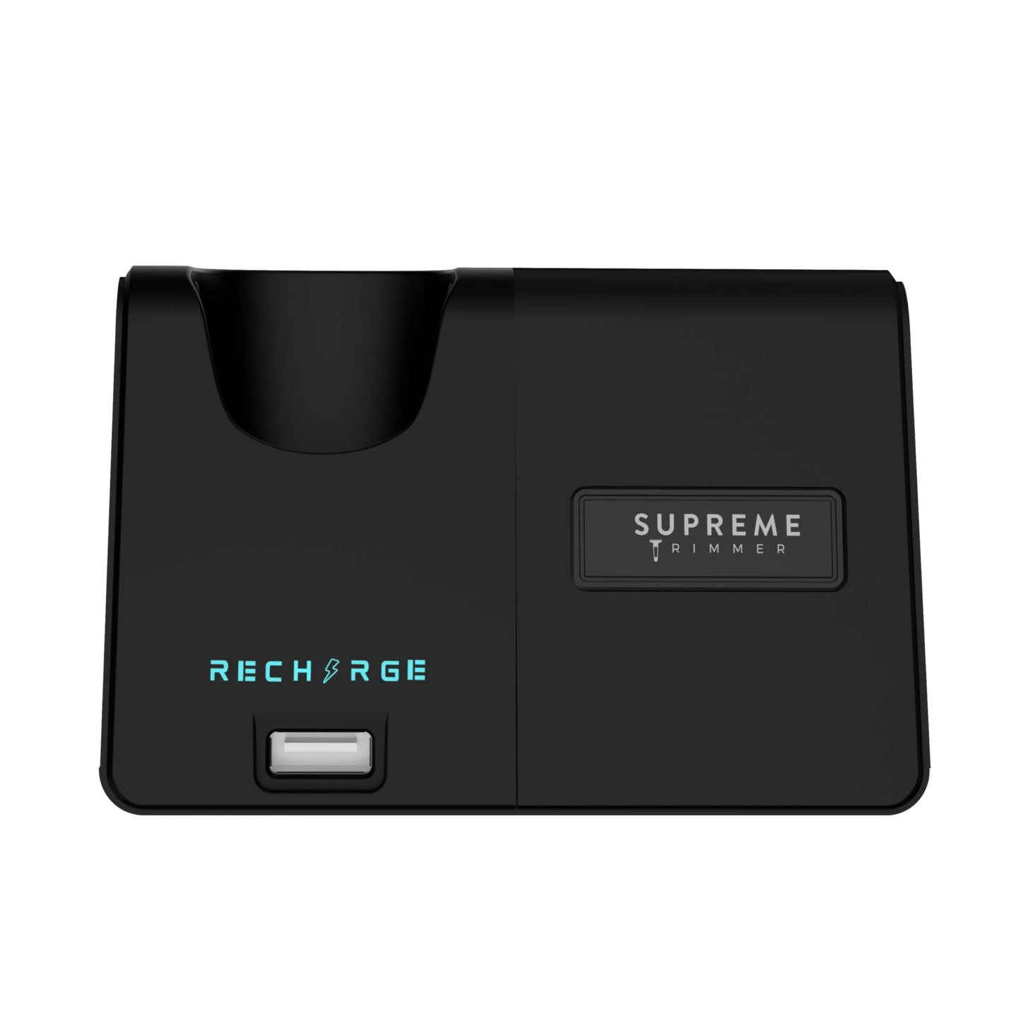 Supreme Trimmer - Soporte de carga inteligente de repuesto | Compatible con Recharge ST777 | Carga inteligente para dispositivos conectados USB | RCS777 Negro