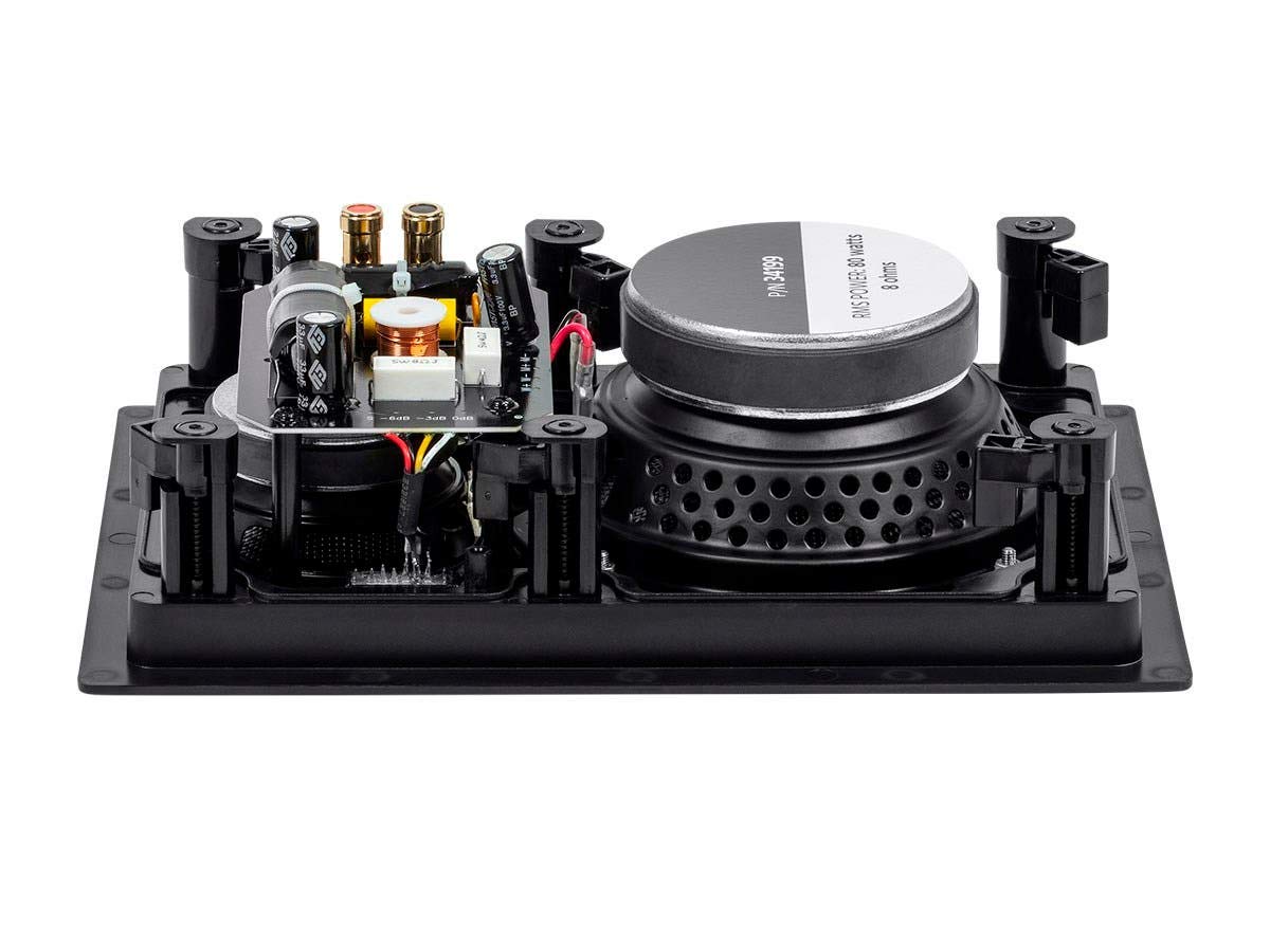 Monoprice 134199 Altavoces de Pared de Fibra de Carbono de 6.5 Pulgadas (par) - Alpha Series
