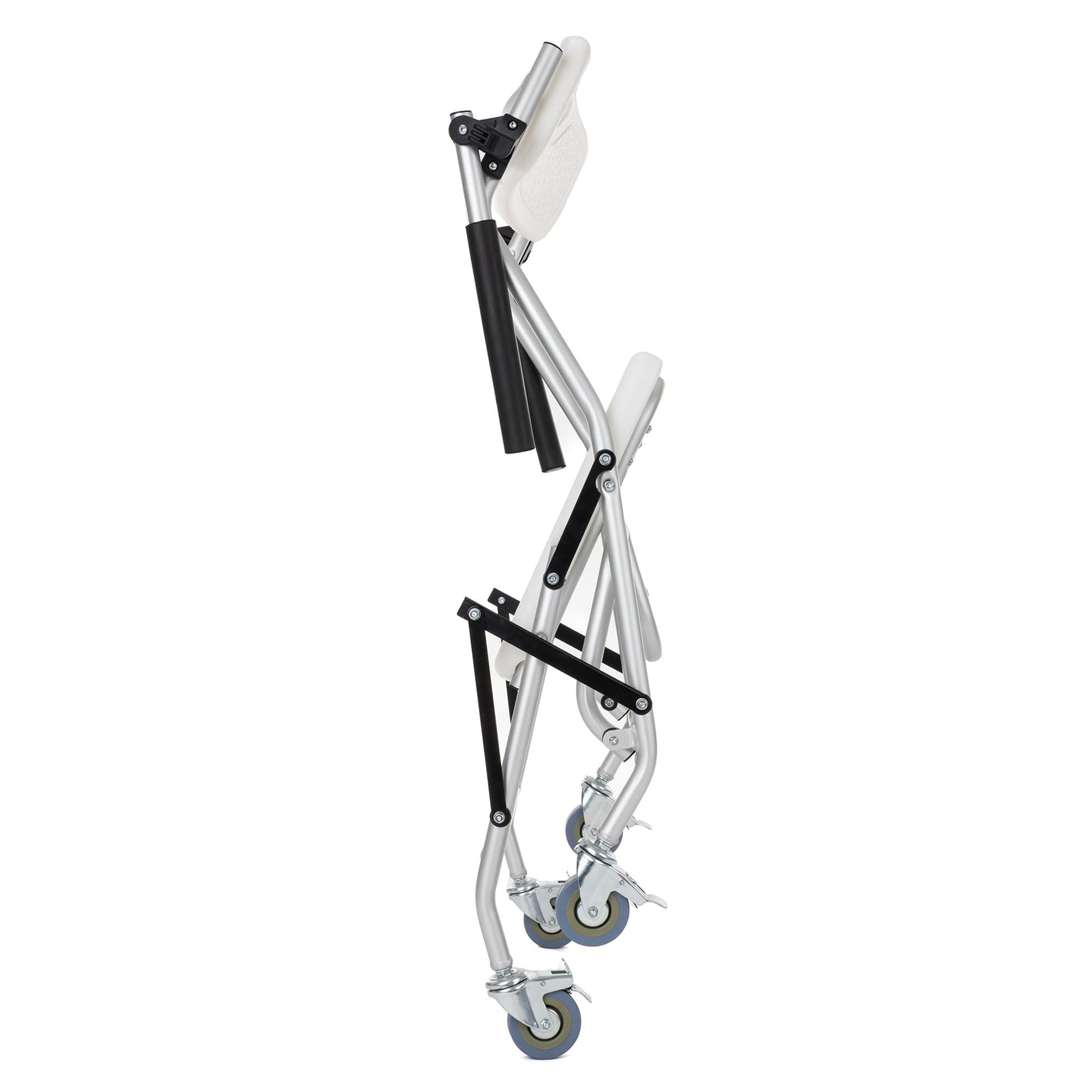 Silla de Ducha Aluminio Ruedas Plegable Traslado