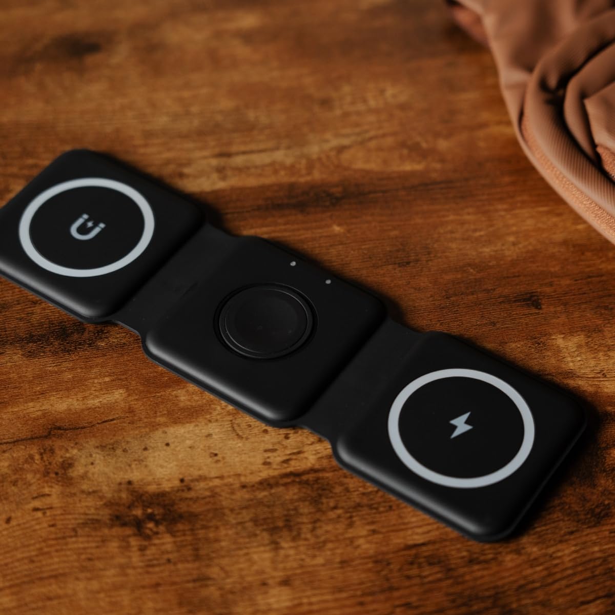 Cargador Inalámbrico PerfectChoice 3 en 1 Plegable 3Charge Carga Rápida
