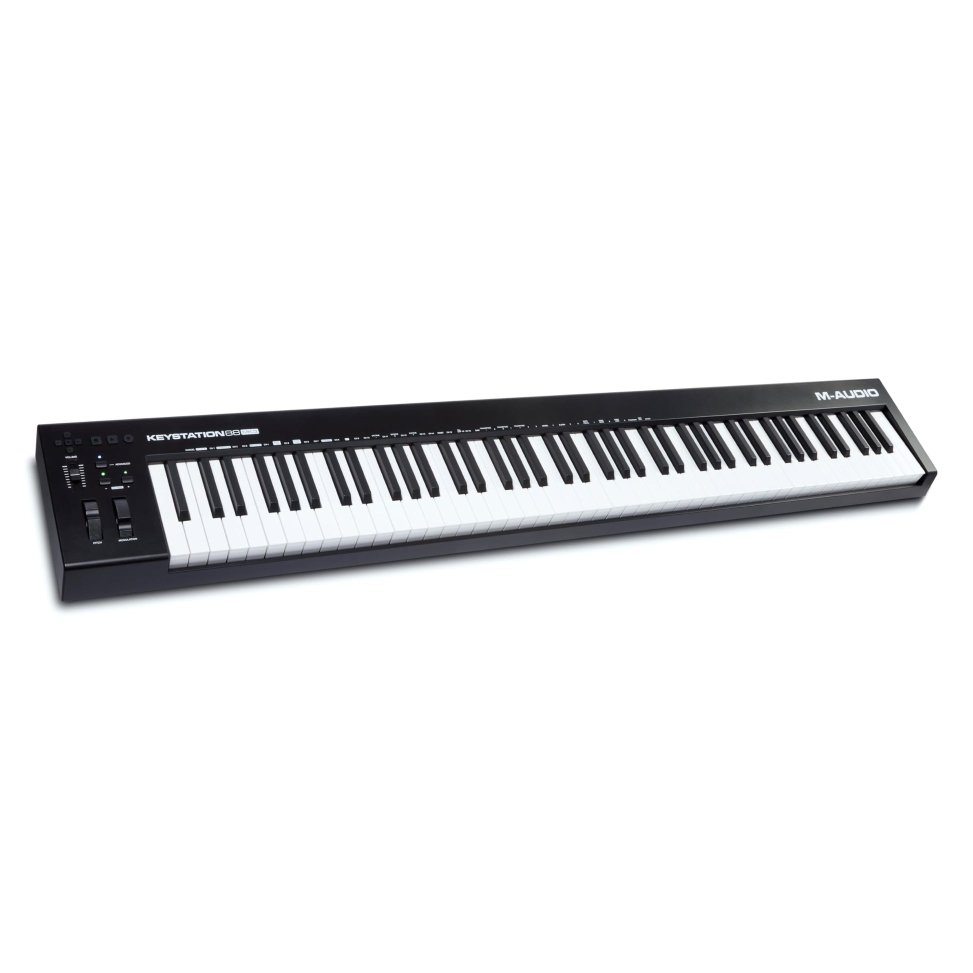 M-Audio Keystation 88 MK3 - Controlador MIDI USB con teclado de 88 teclas semipesadas para manejar sintetizadores virtuales y parámetros de DAW