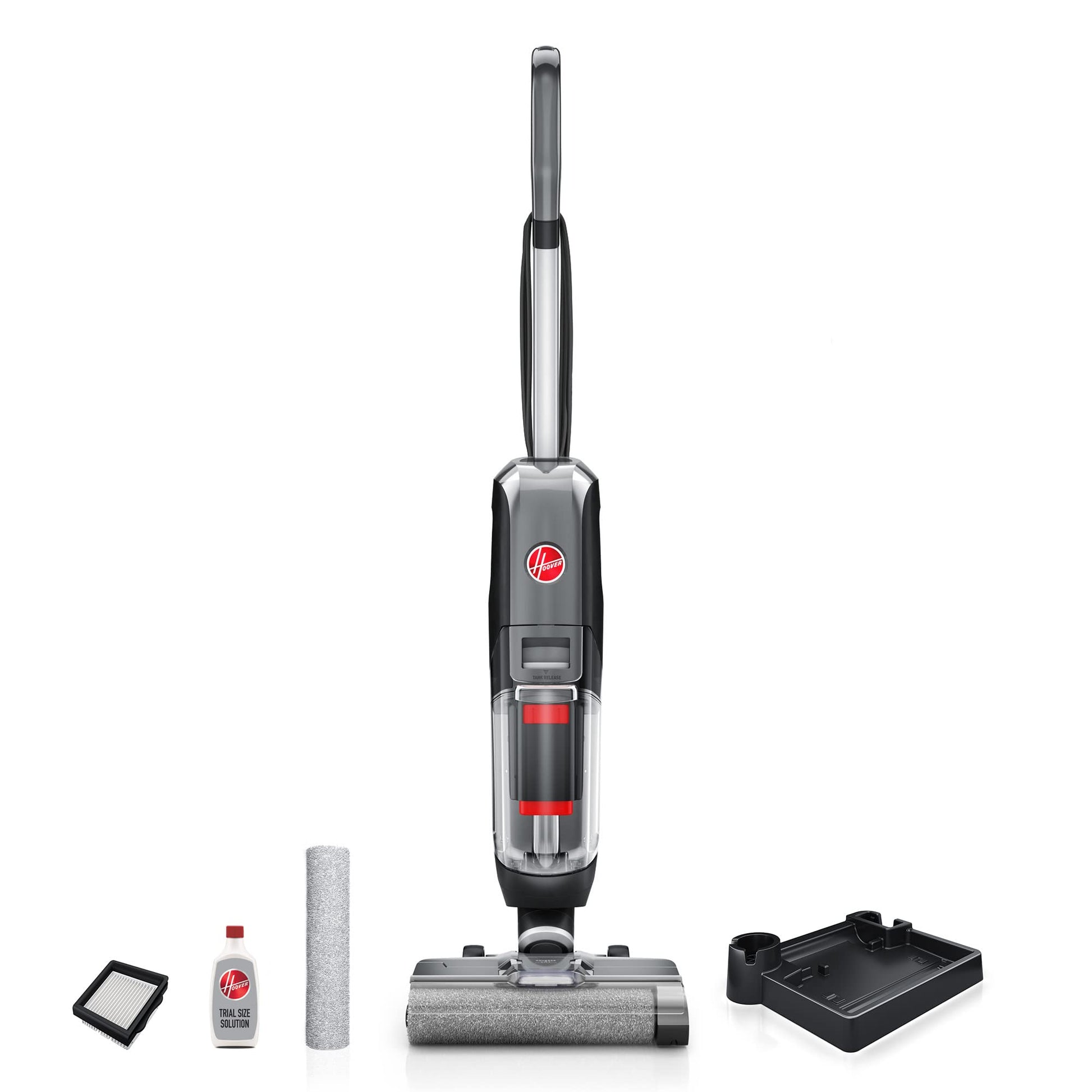 Hoover Streamline - Máquina limpiadora de Suelos Duros con Cable, máquina de Limpieza de Suelos en seco y húmedo, Sistema de autolimpieza, Ideal para Madera Dura, Vinilo de Lujo, Azulejos y más