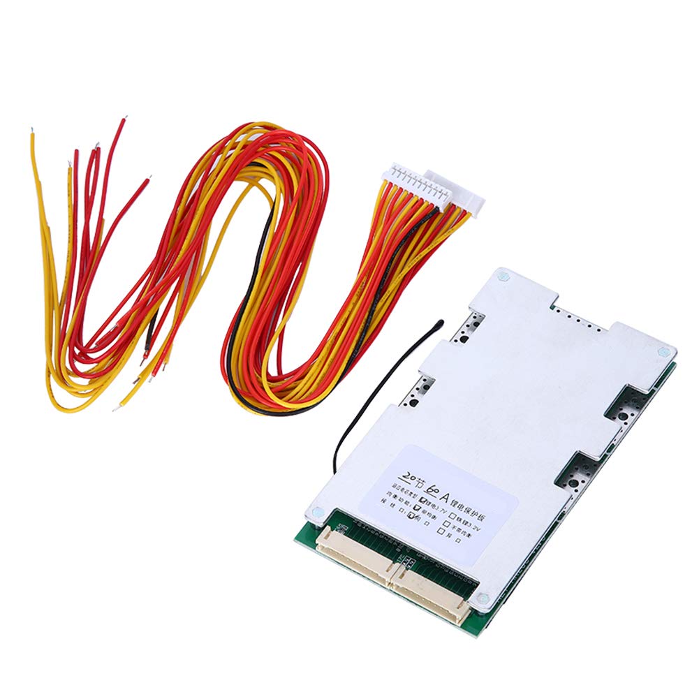 Placa de Protección de Batería de Litio 20S 60A con Carga de Equilibrio y Funciones de Protección