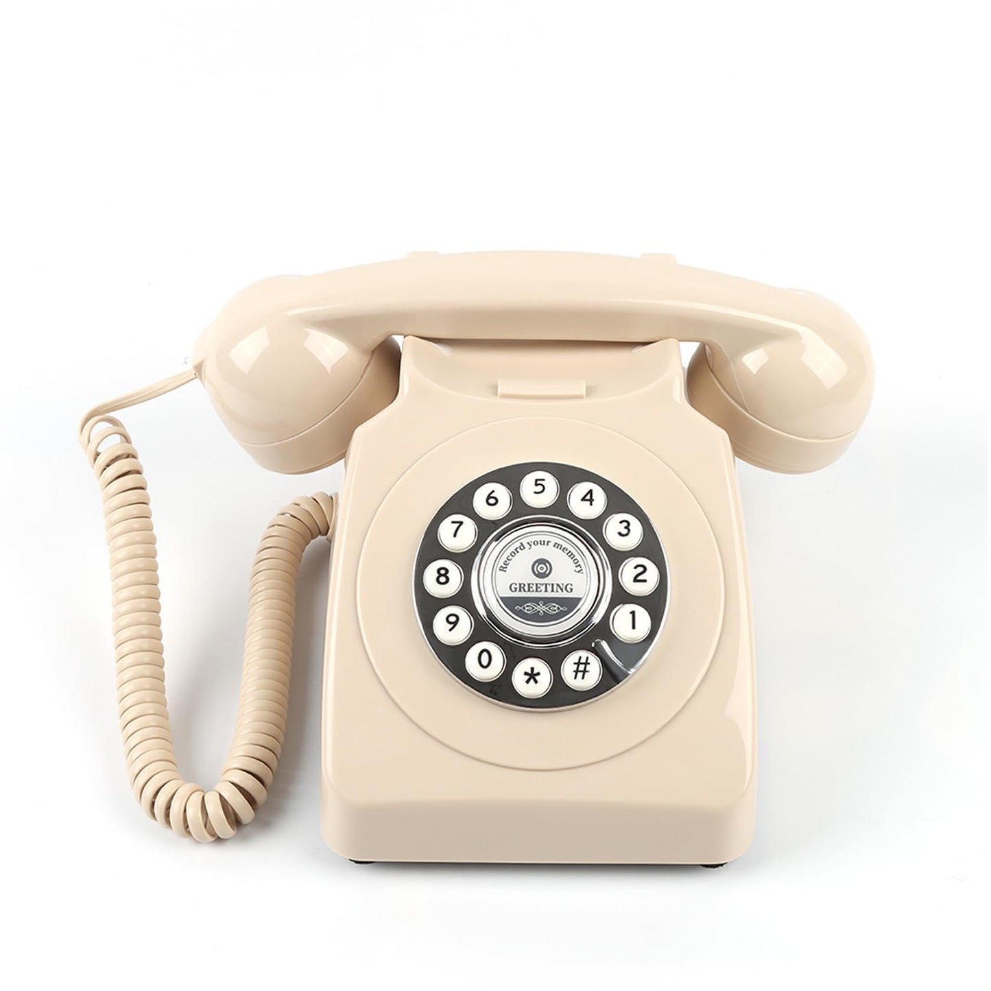 TelPal - Libro de visitas de audio para grabación de voz, teléfono libro de visitas para bodas, despedidas de soltera, aniversarios | grabador de voz de teléfono retro | teléfono con memoria