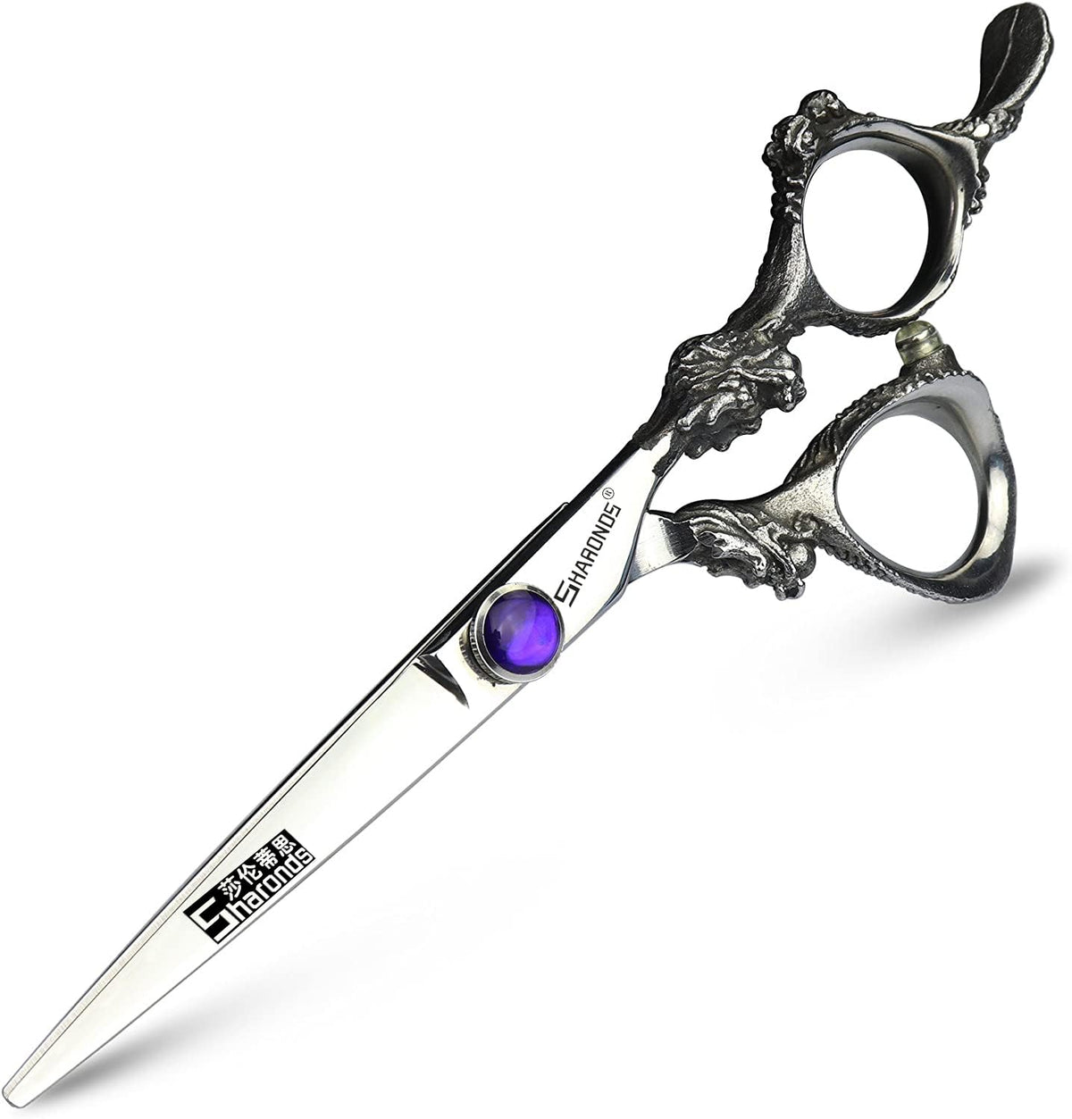 Tijeras de corte de pelo, tijeras profesionales de peluquería de 6 pulgadas, uso doméstico para hombre, mujer, adultos, niños y bebés(6-inch cutting-C)