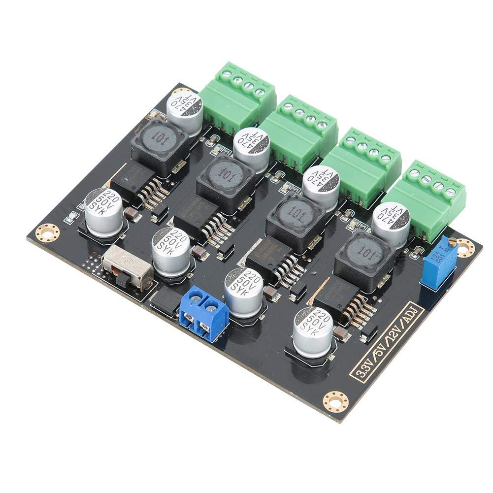 Módulo Fuente de Alimentación Multicanal Ajustable 3.3V/5V/12V Duradero