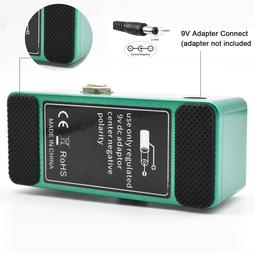 Pedal de Efecto SoulDiM Mini Screamer Overdrive Guitarra Bypass
