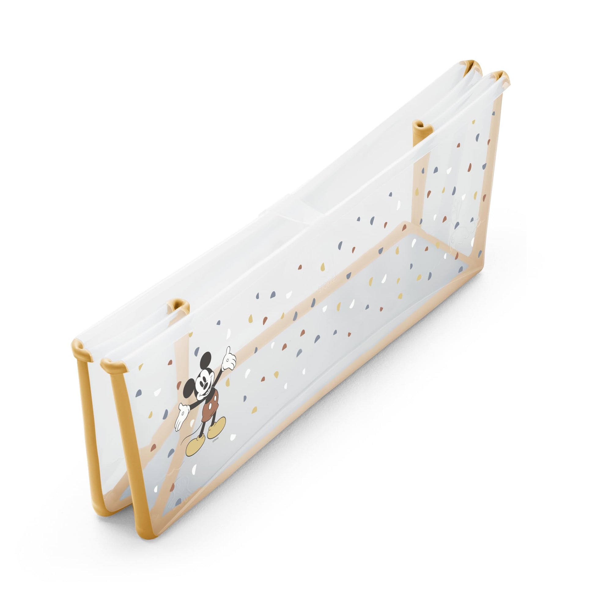 Bañera Stokke Flexi Bath XL, Mickey Celebration - Bañera plegable para bebé - Ligera, duradera y fácil de guardar - Práctica para usar en casa o de viaje - De o a 6 años