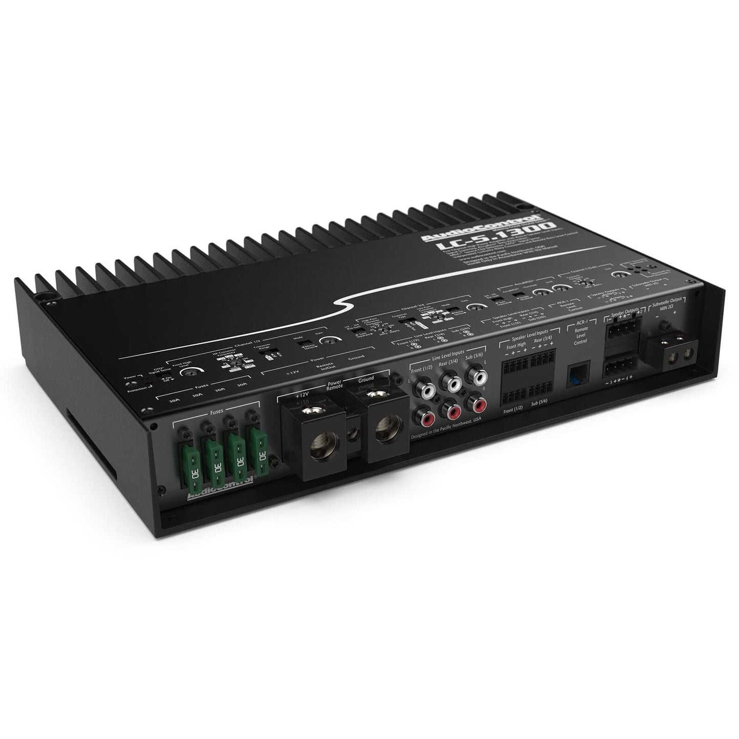 AudioControl LC-5.1300 - Amplificador de audio para coche con Accubass