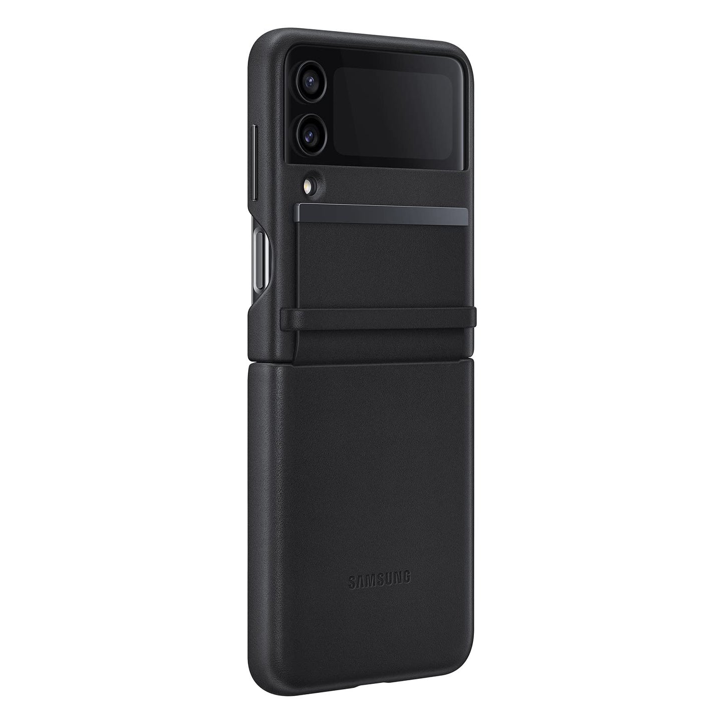 Funda de Cuero Flap Samsung Galaxy Flip 4 Negra