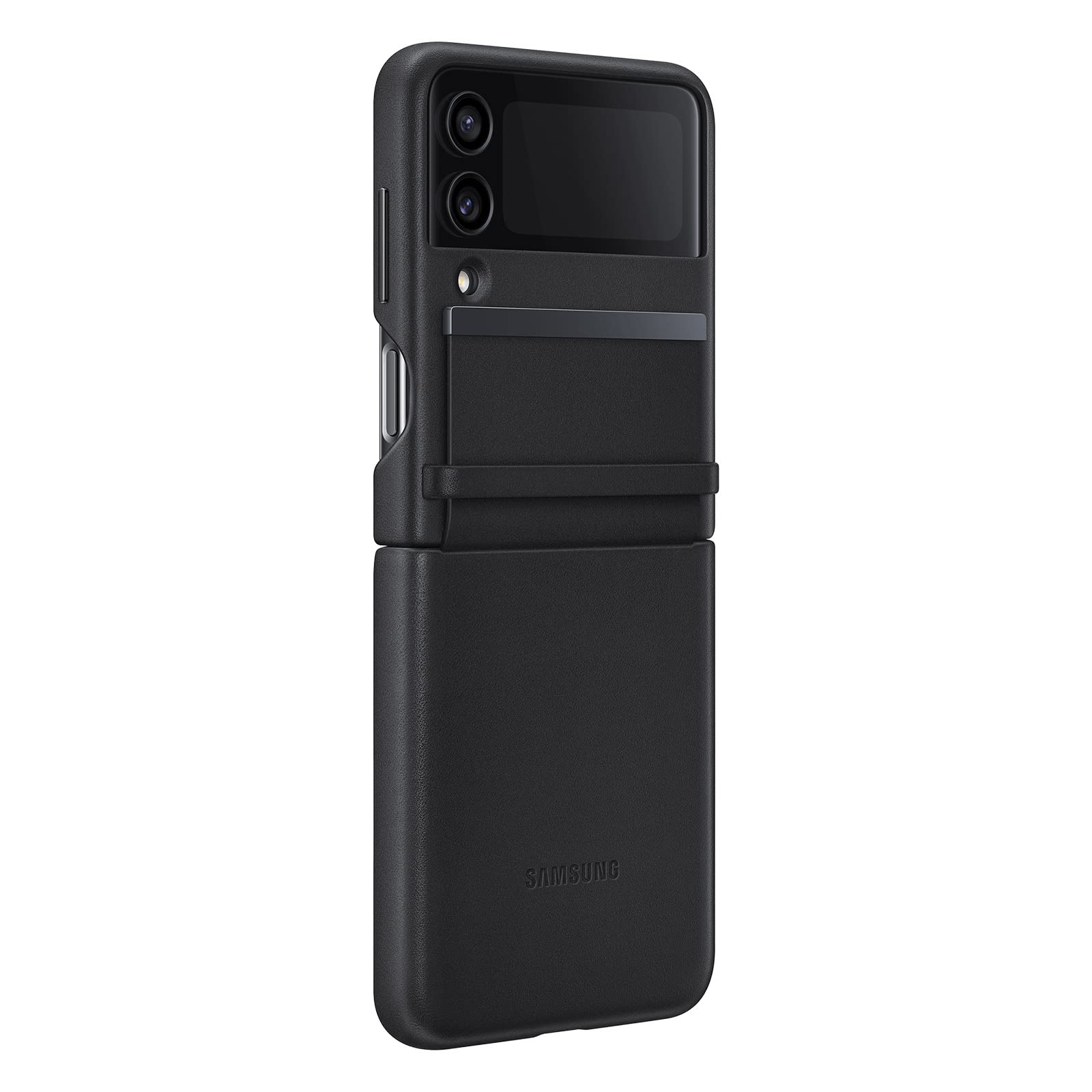 Funda de Cuero Flap Samsung Galaxy Flip 4 Negra