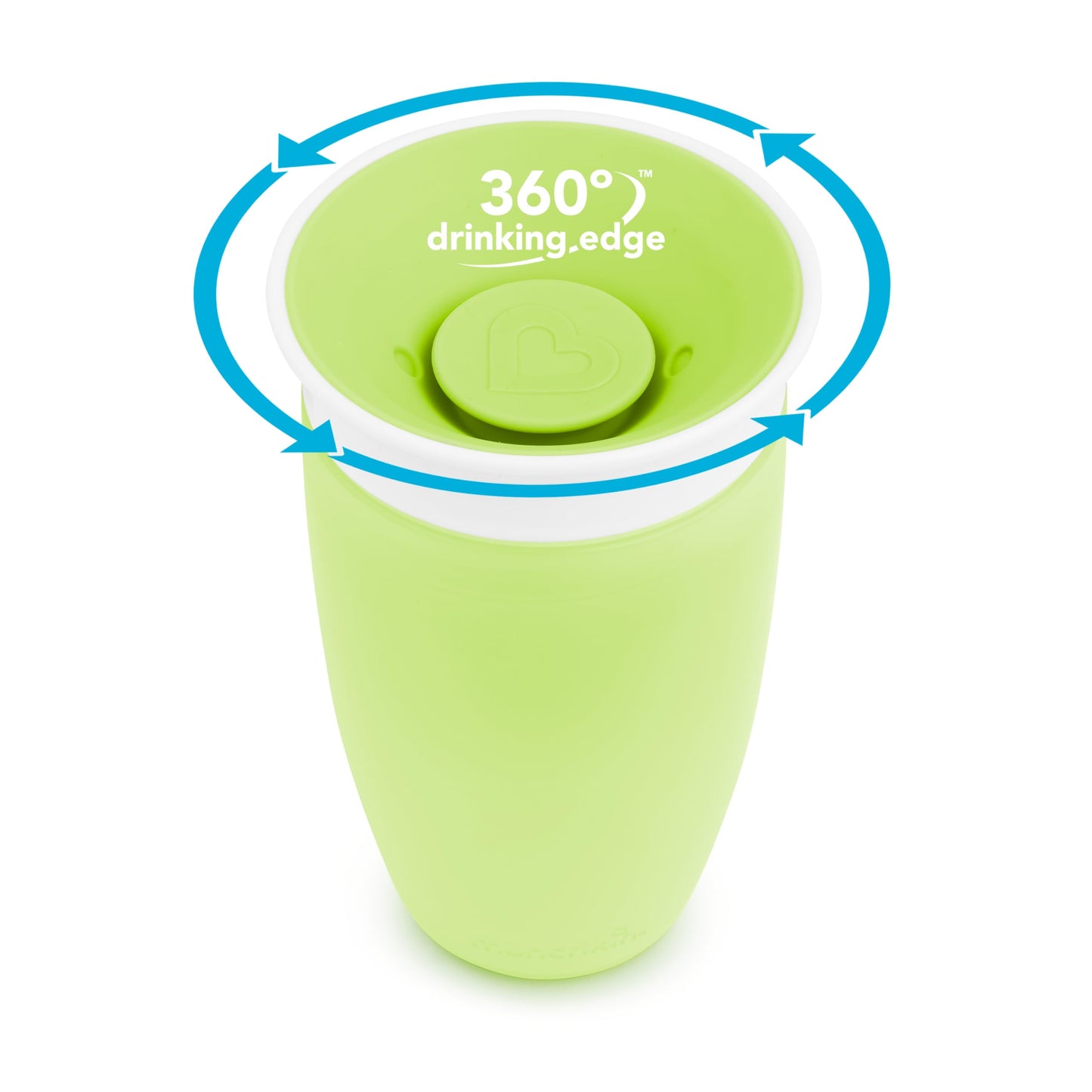 Munchkin® Miracle® 360 Taza para beber, 10 onzas, verde