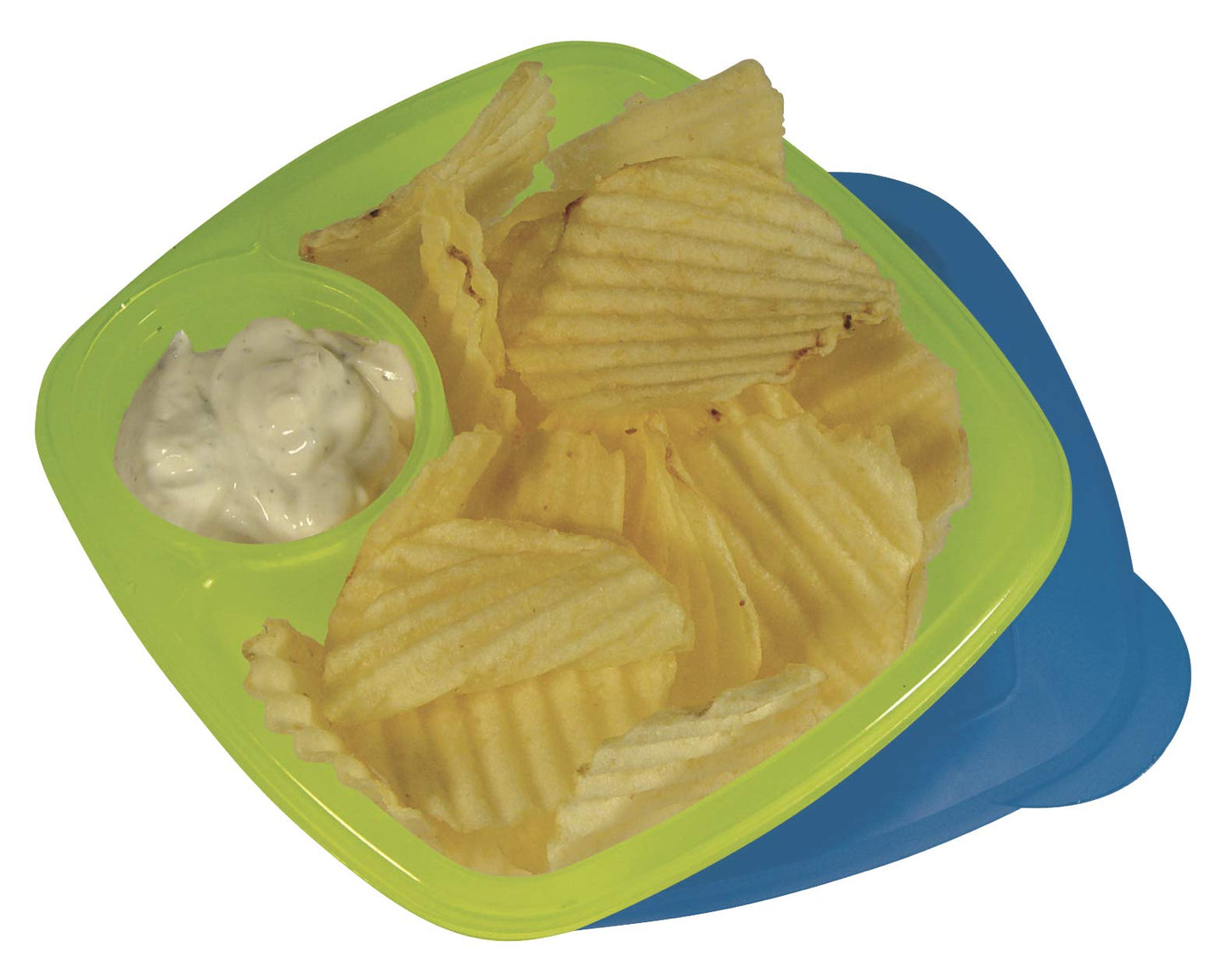 Compac Take A Dip 2the Side Container, Orange/Yellow, 2 Ounce