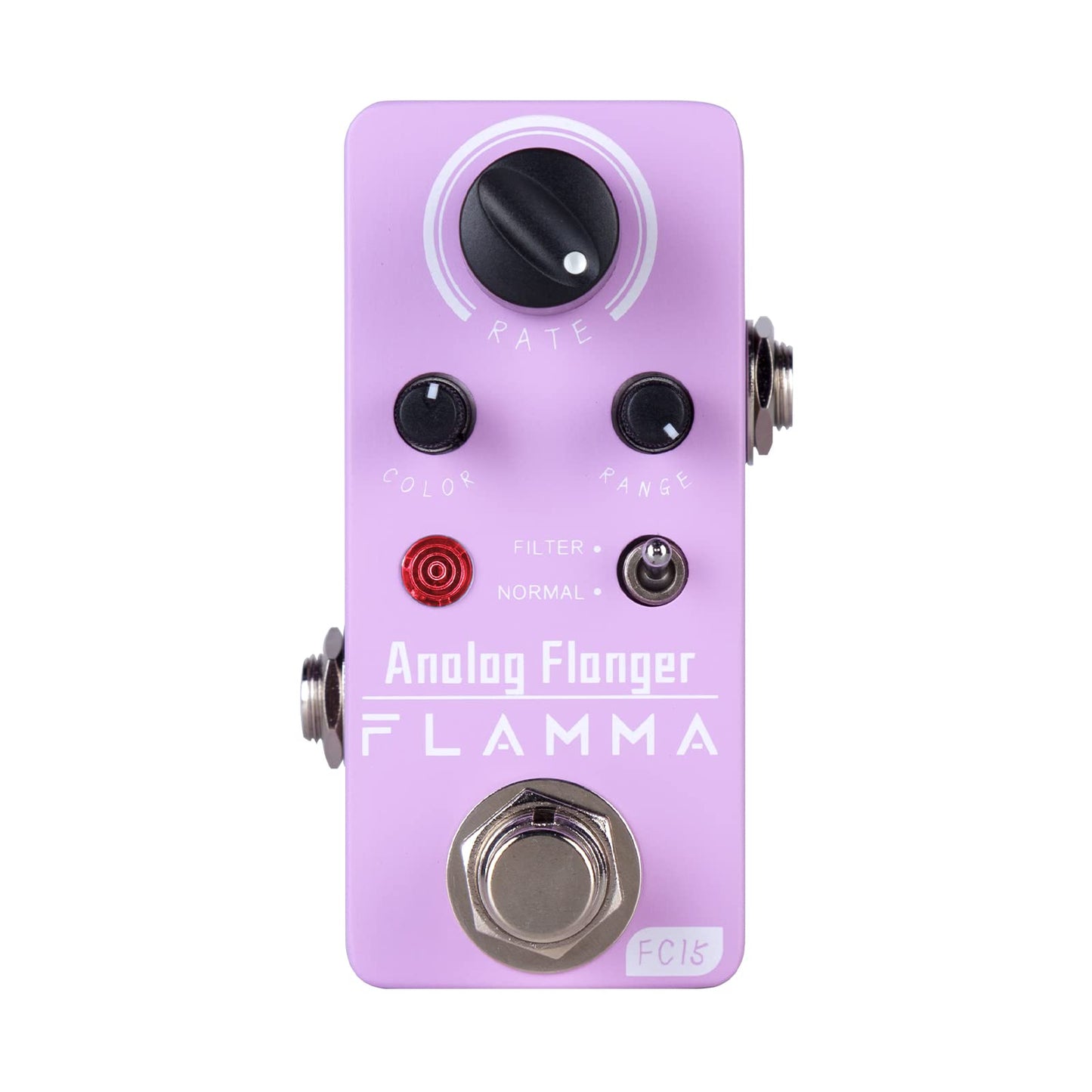 Pedal Analógico FLAMMA FC15 Flanger Portátil True Bypass para Guitarra