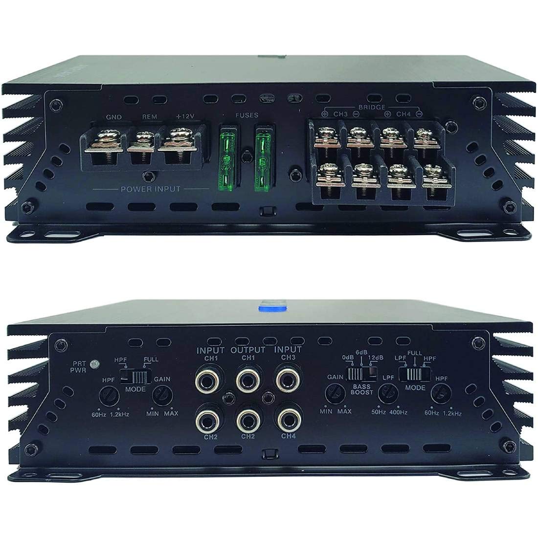 BLAUPUNKT AMP1404 - Amplificador de audio para coche, 4 canales (AMP1404)