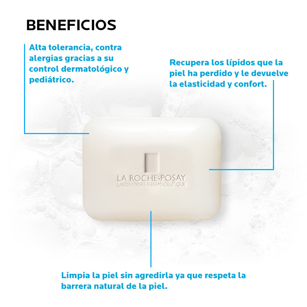 Jabón en Barra La Roche Posay Lipikar Surgras para Piel Seca 150g