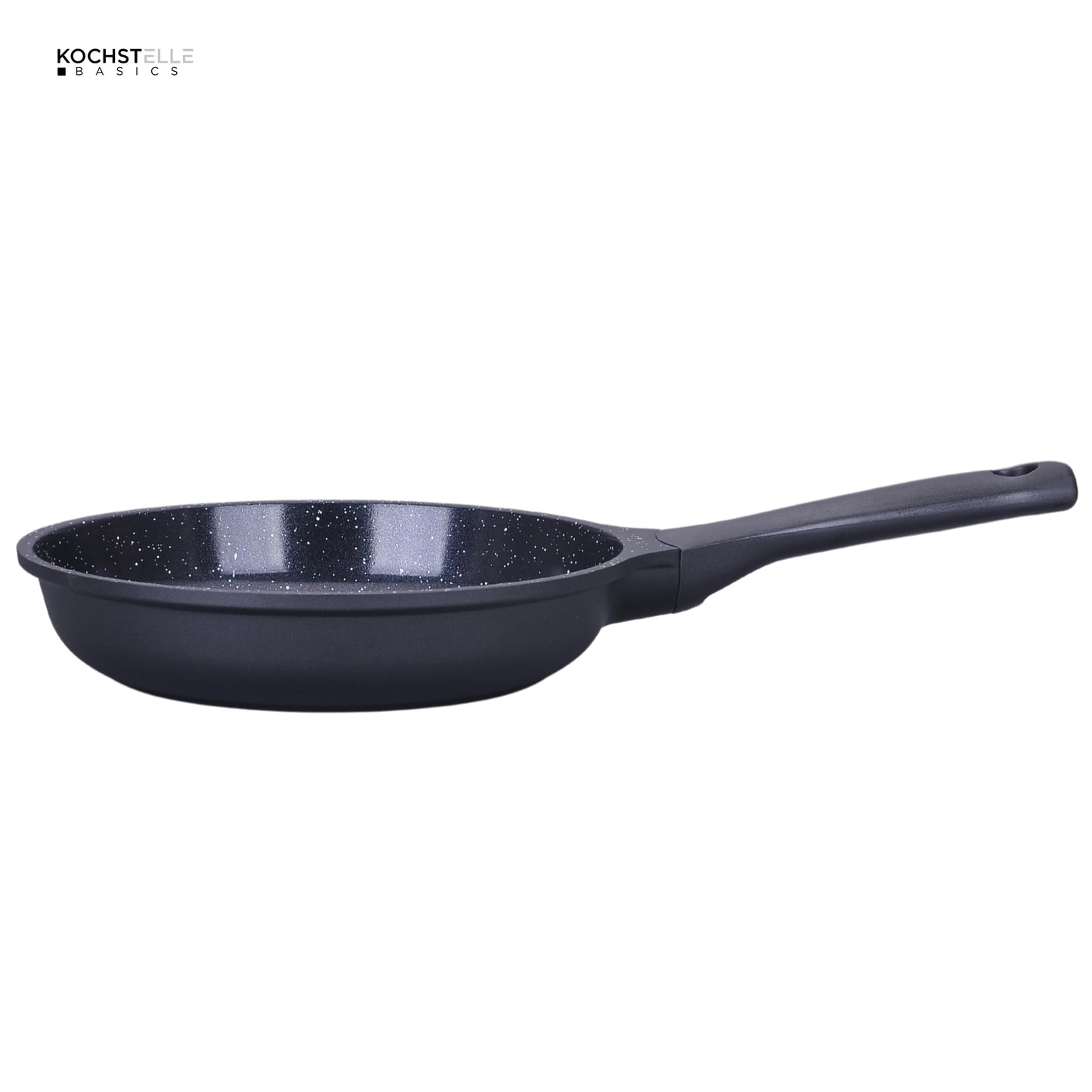 KOCHSTELLE – Bateria de cocina de mármol Antiadherente 13 piezas – Juego de utensilios de cocina de inducción - Juego de ollas y sartenes para cocinar – Modern Negra