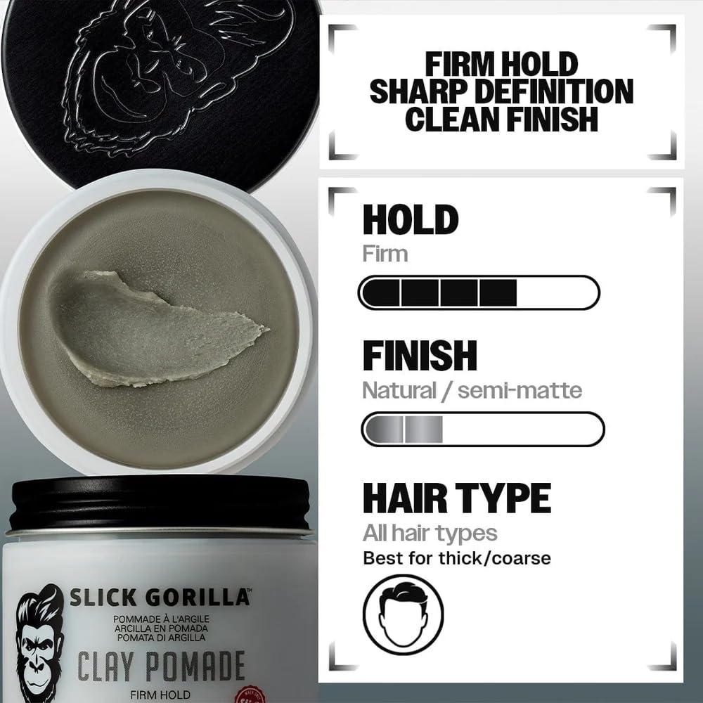 Slick Gorilla Clay Pomade 2.5 oz