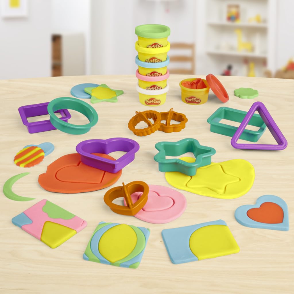 Kit de Manualidades Play-Doh Formas Multicolor con Compuesto de Modelado y Accesorios para Niños y Niñas