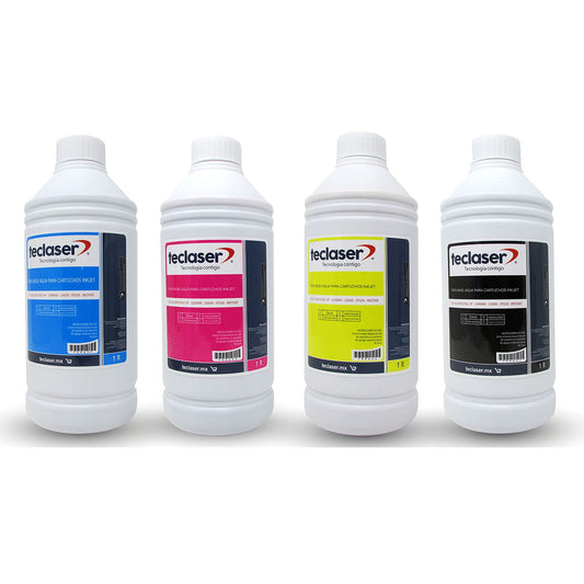 Genérico Litro de Tinta Premium Universal Compatible (CMYK, 4pzs)