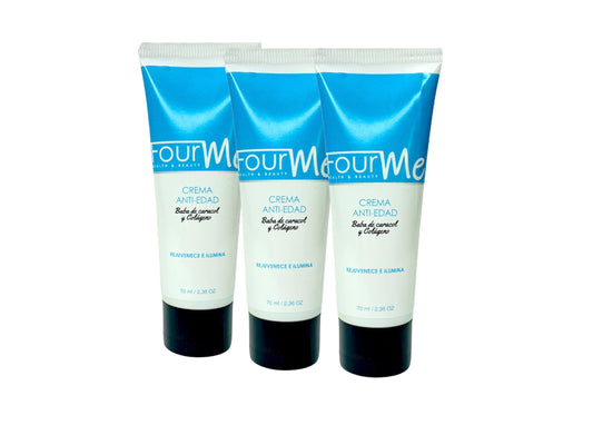 Crema anti-edad baba de caracol colágeno rejuvvenece e ilumina 3x1 - Fourme