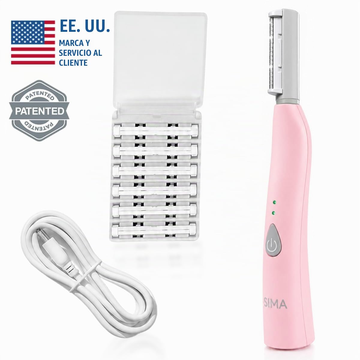 SPA SCIENCES - Maquinilla de afeitar patentada Dermaplane para mujer