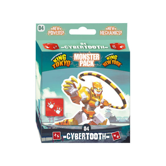 IELLO: Monster Pack #4 Cybertooth, trae un Nuevo mecánico de Juego, Compatible con Todos los Monstruos existentes, de 2 a 6 Jugadores, a Partir de 8 años