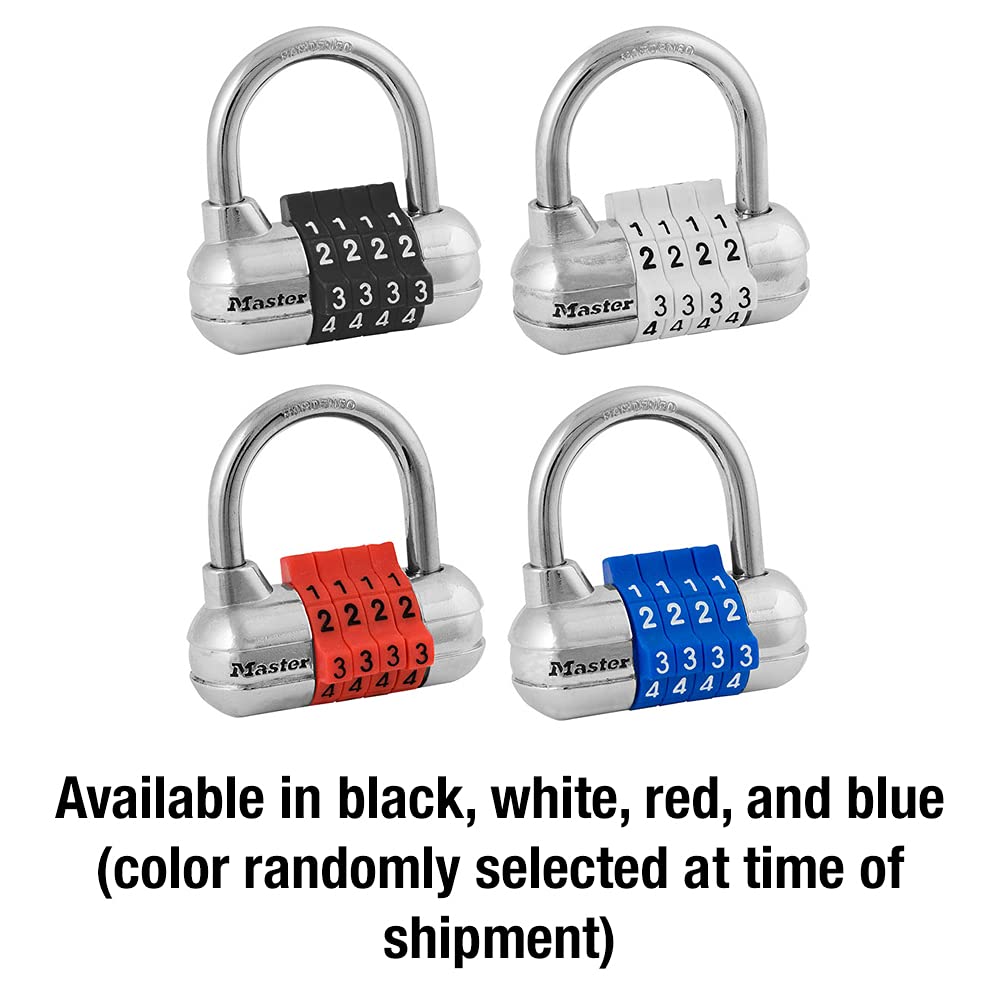 Candado con Combinación Personalizable Master Lock 1523D, Color Variable