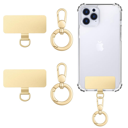 Tether Tabs para Teléfonos MoKo Oro Ultra-Delgado Rotatable 360° para Funda Completa