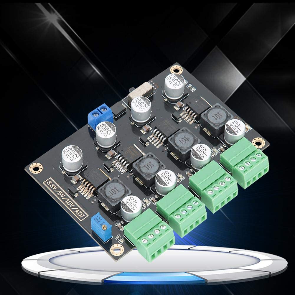 Módulo Fuente de Alimentación Multicanal Ajustable 3.3V/5V/12V Duradero