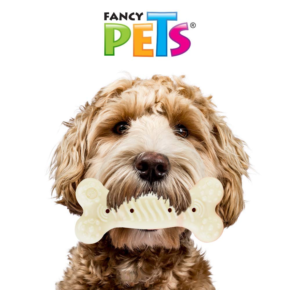 Juguete para Perro Fancy Pets Rojo Hueso Sabor a Pollo