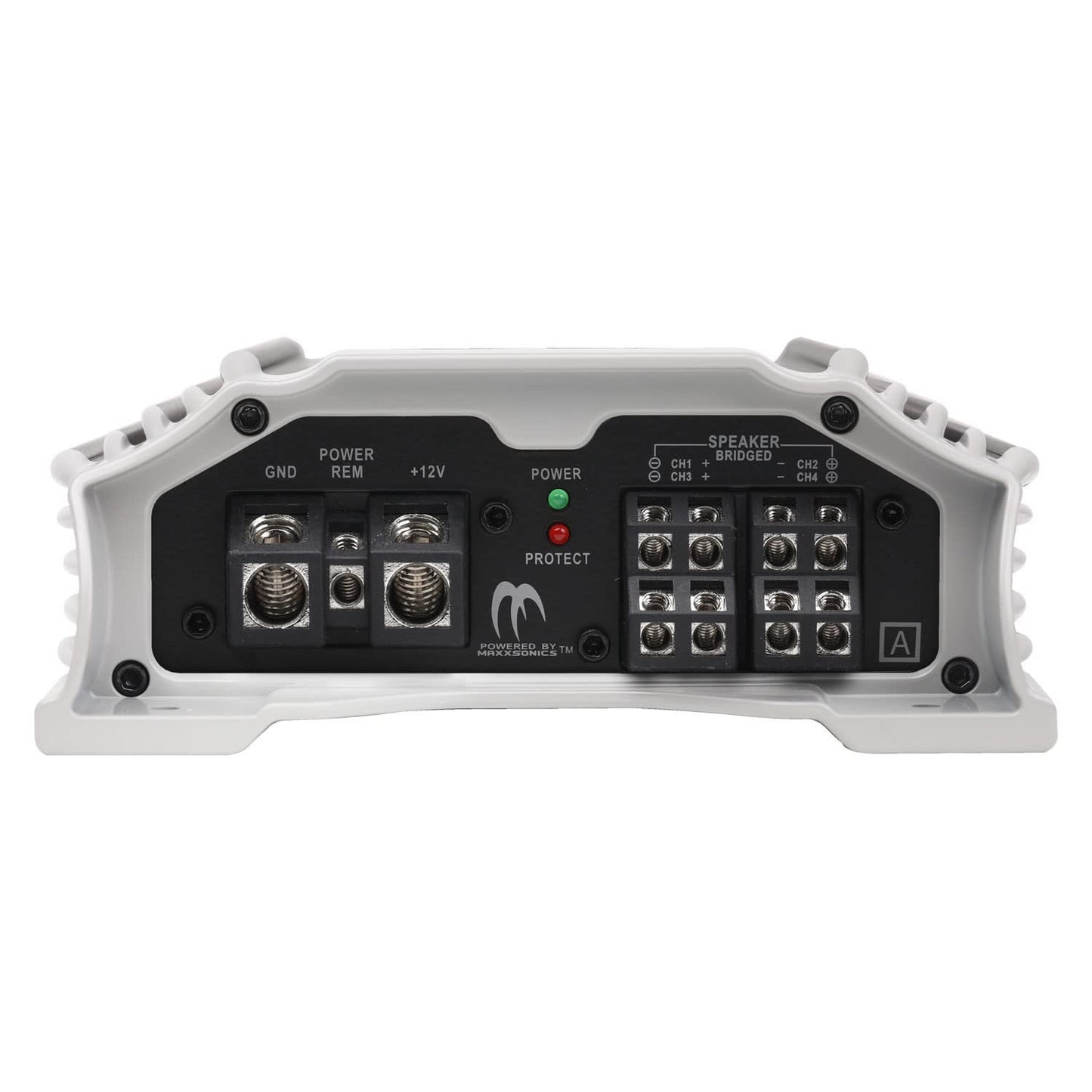 Crunch Amplificador de coche de 4 canales PZ2-2030.4D, 2000 vatios, control remoto de graves incluido