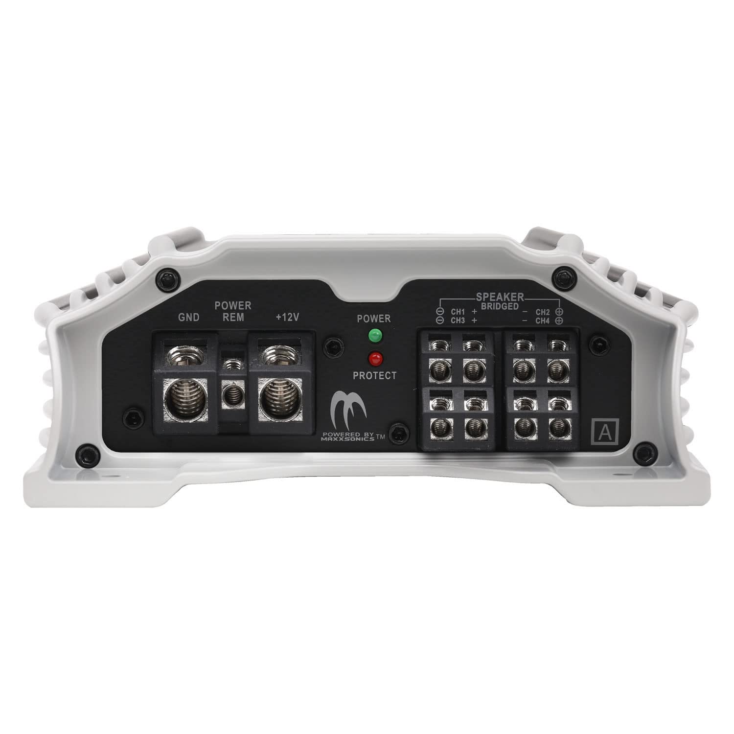 Crunch Amplificador de coche de 4 canales PZ2-2030.4D, 2000 vatios, control remoto de graves incluido