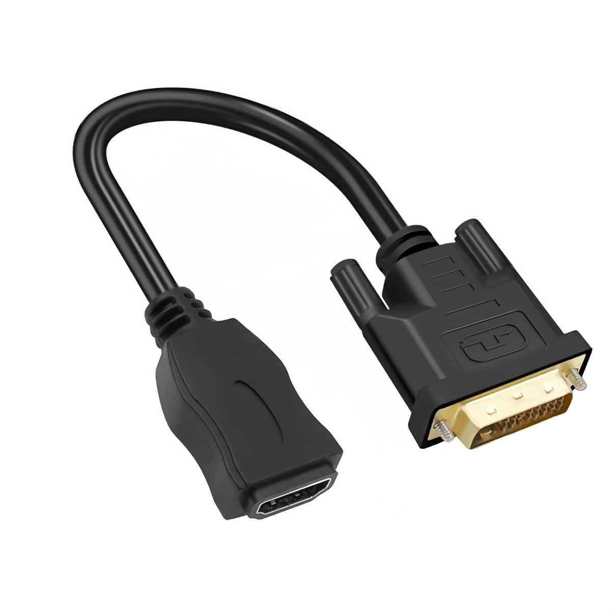 Adaptador de Cable HDMI a DVI MMOBIEL Dorado Bidireccional 1080p Full HD 60Hz 0,3 m